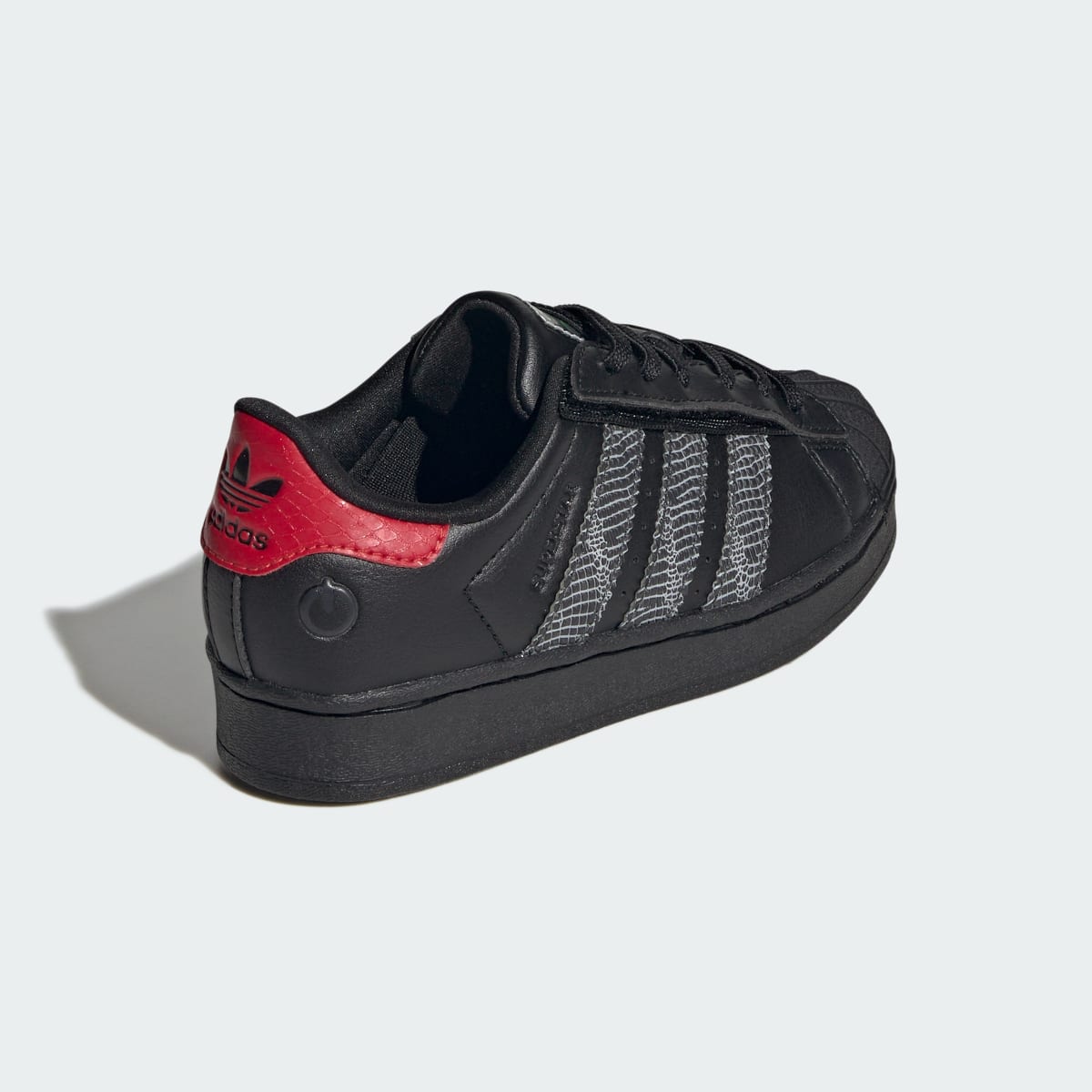 Adidas Superstar LED Lights Comfort Closure Core Black Red (PS)
