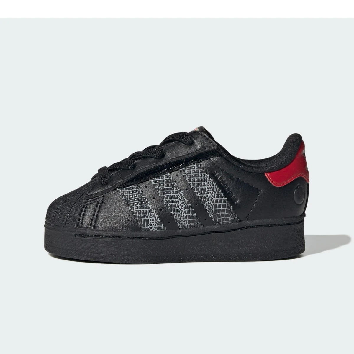 Adidas Superstar LED Lights Comfort Closure Core Black Red (TD)