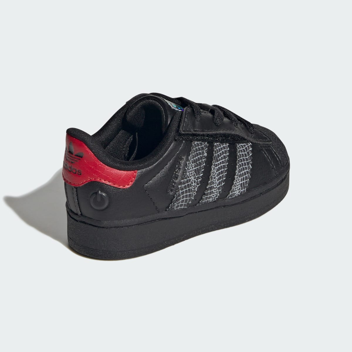 Adidas Superstar LED Lights Comfort Closure Core Black Red (TD)
