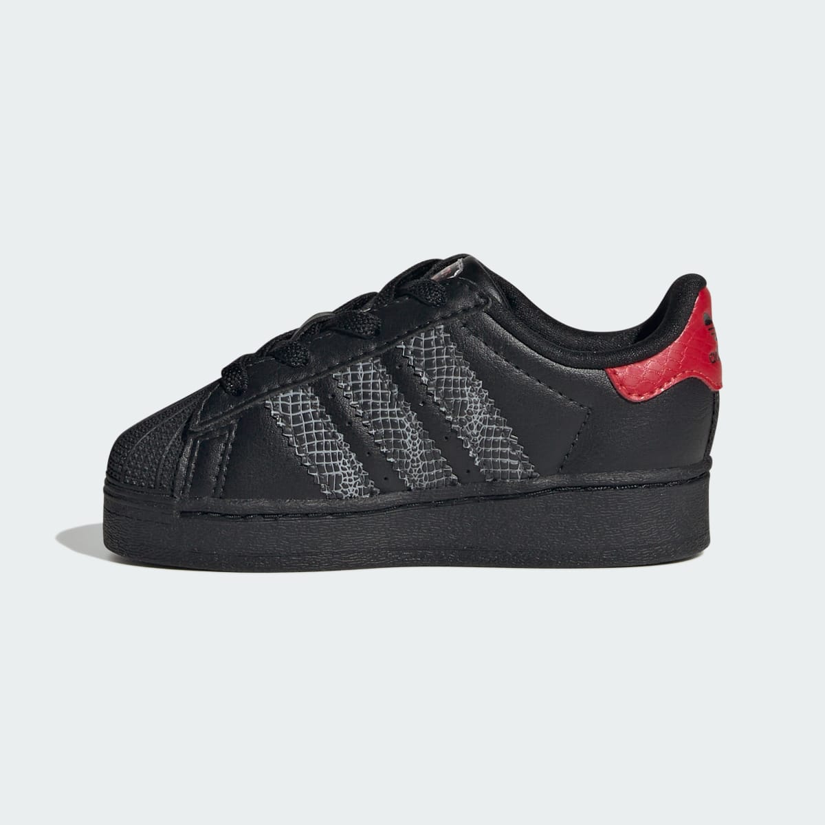 Adidas Superstar LED Lights Comfort Closure Core Black Red (TD)