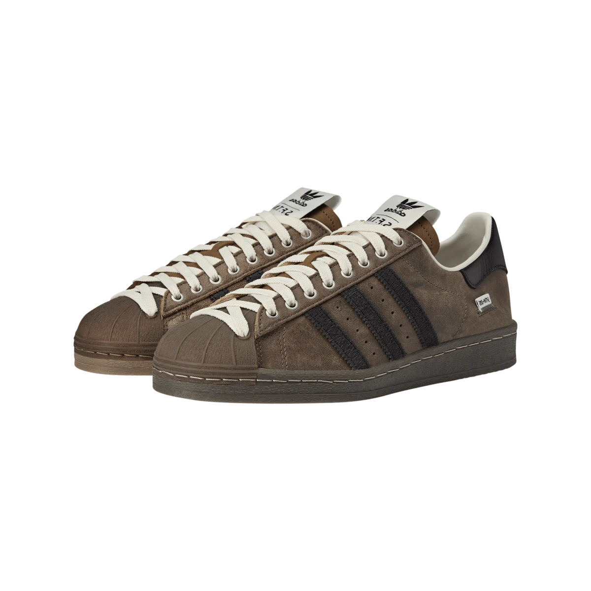 Adidas Superstar Song for the Mute Brown Black, Supplier Colour/Core Black/Cream White (JR8043)