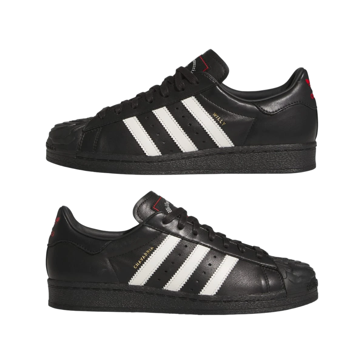 Adidas Superstar Willy Chavarria Rose Black White Red