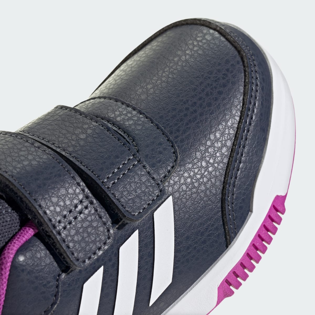 Adidas Tensaur Hook And Loop Shadow Navy Cloud White Flash Pink