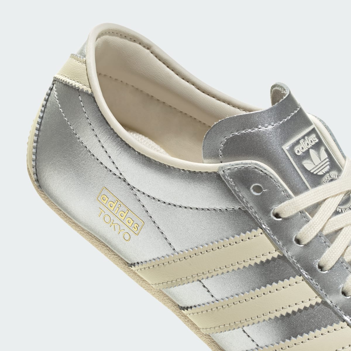 Adidas Tokyo Silver Metallic Cream White