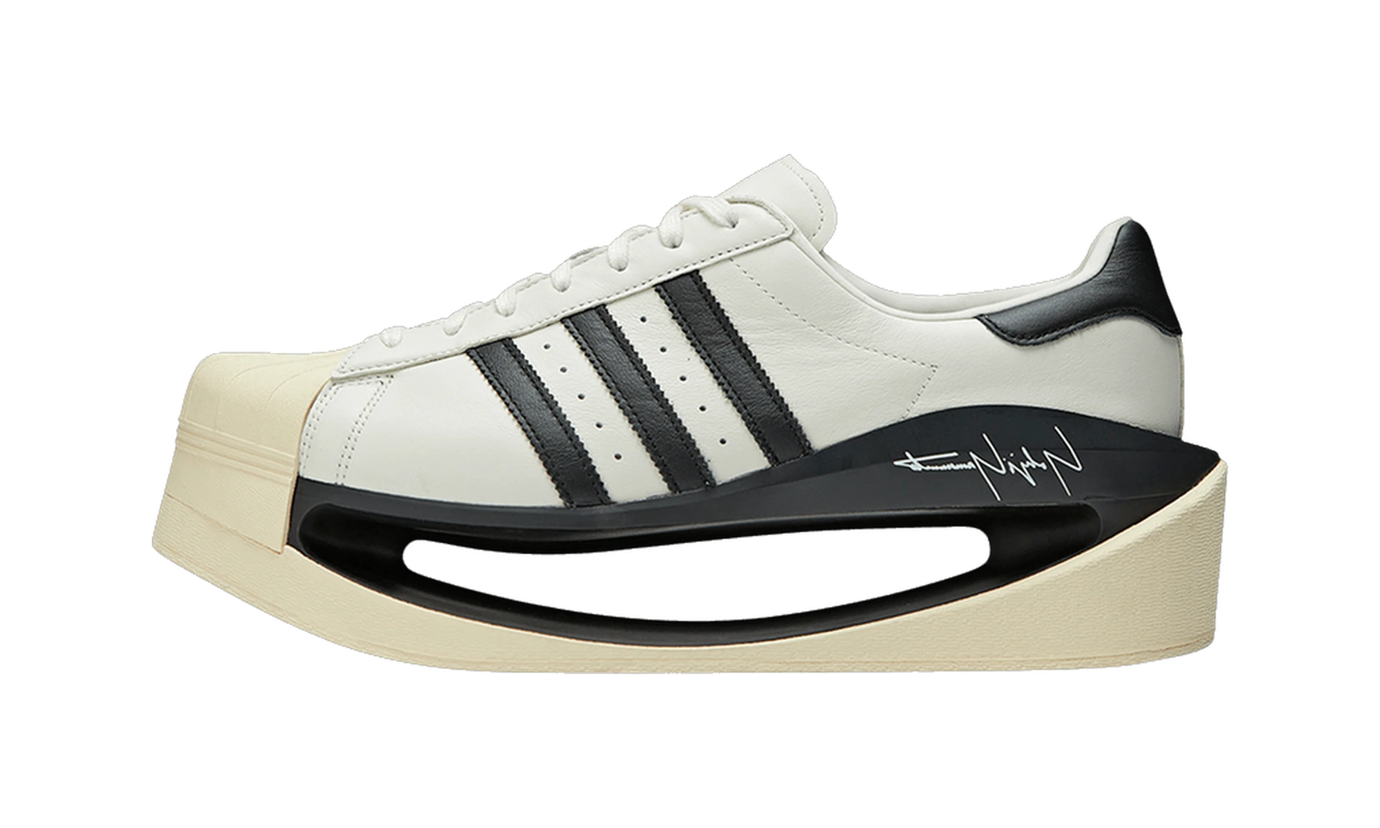 Adidas Y-3 Gendo Superstar Off White Black