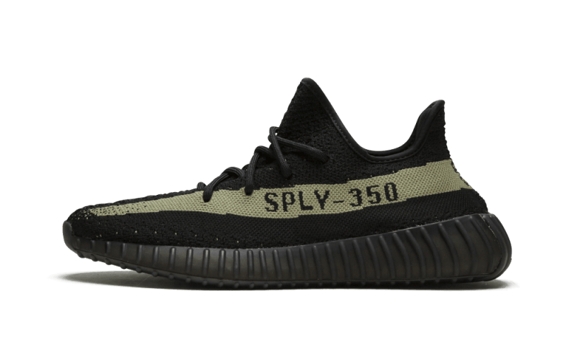 Adidas Yeezy Boost 350 V2 Core Black Green, Core Black/Green/Core Black (BY9611)