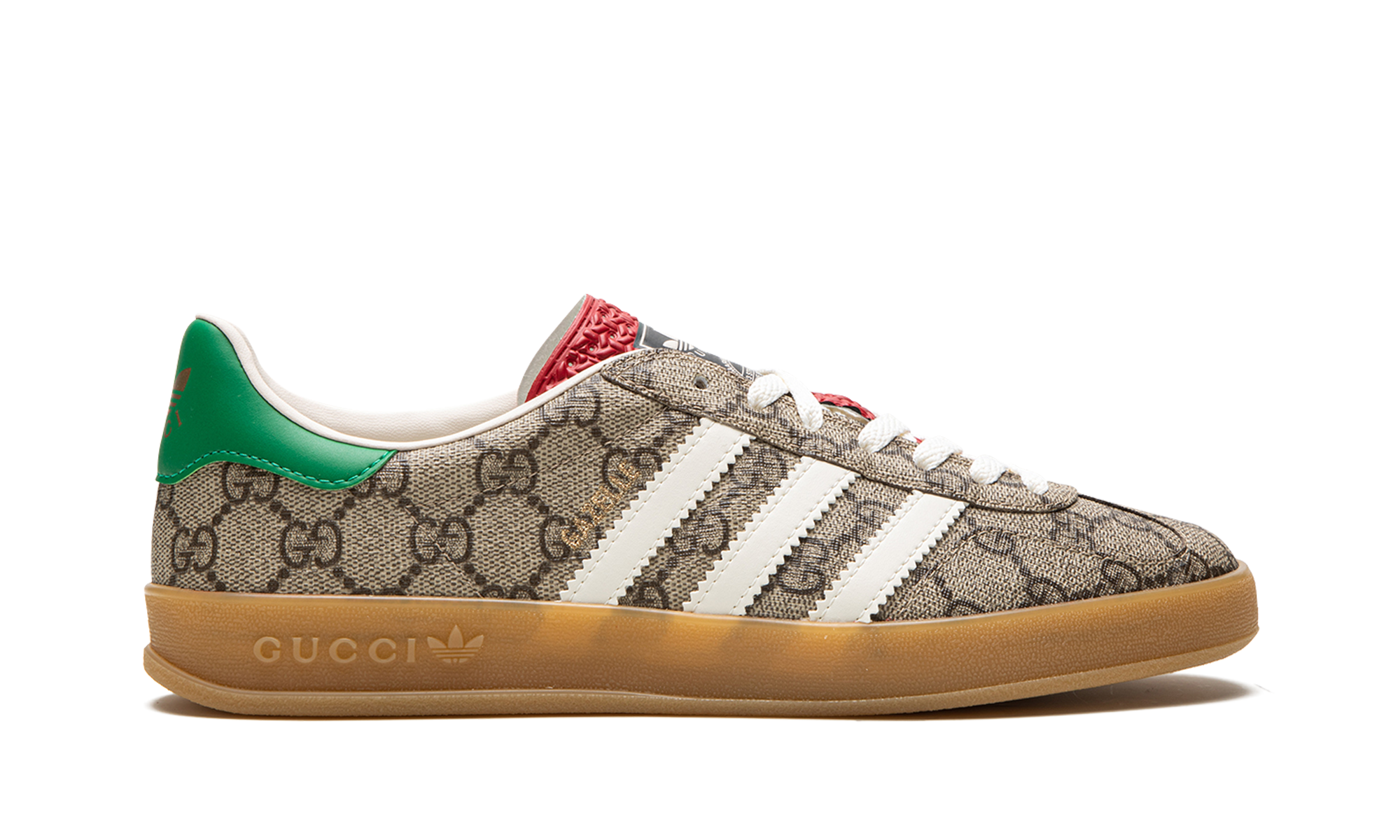 Adidas x Gucci Gazelle Beige GG Monogram