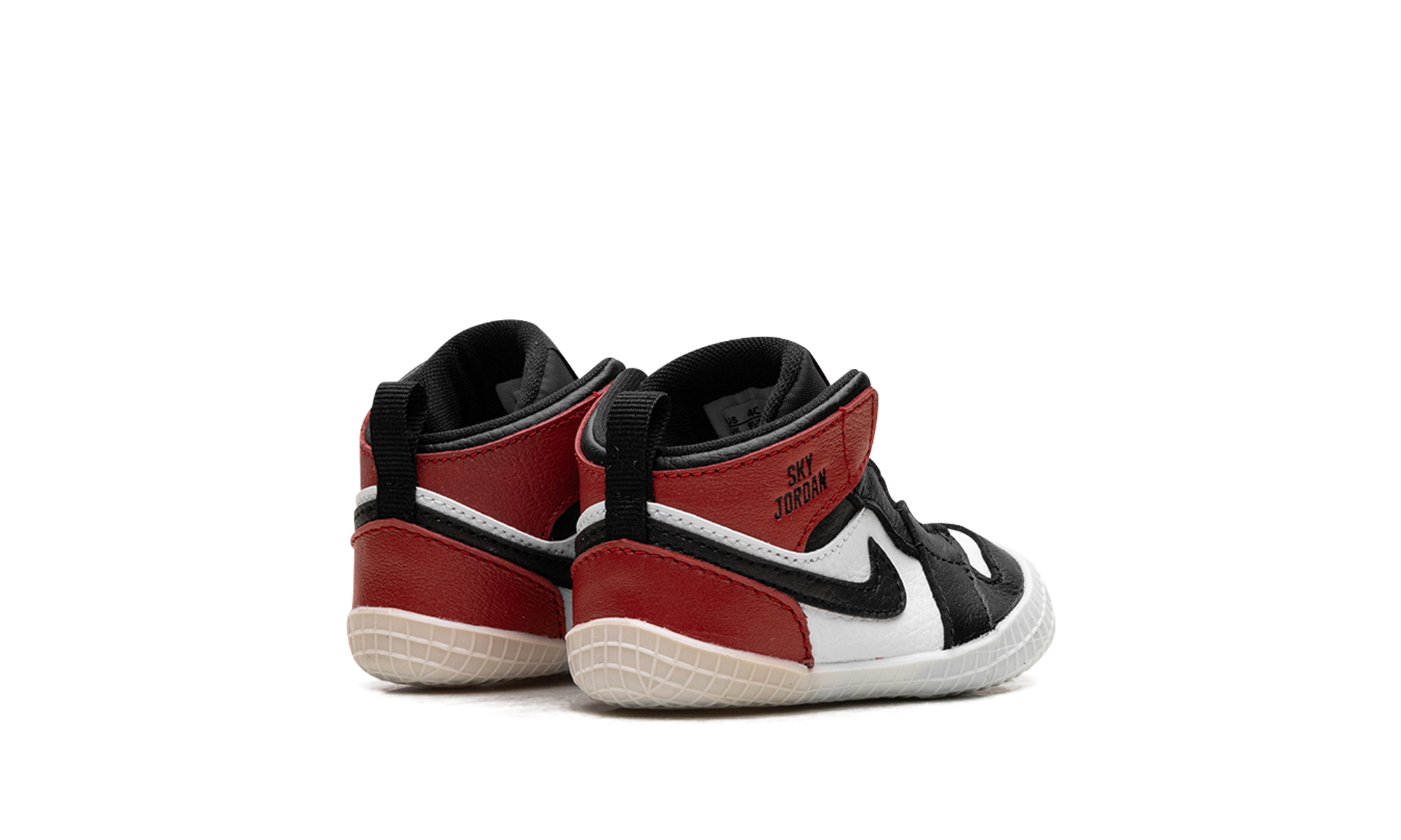 Air Jordan 1 Crib Bootie Black Toe Reimagined (I)