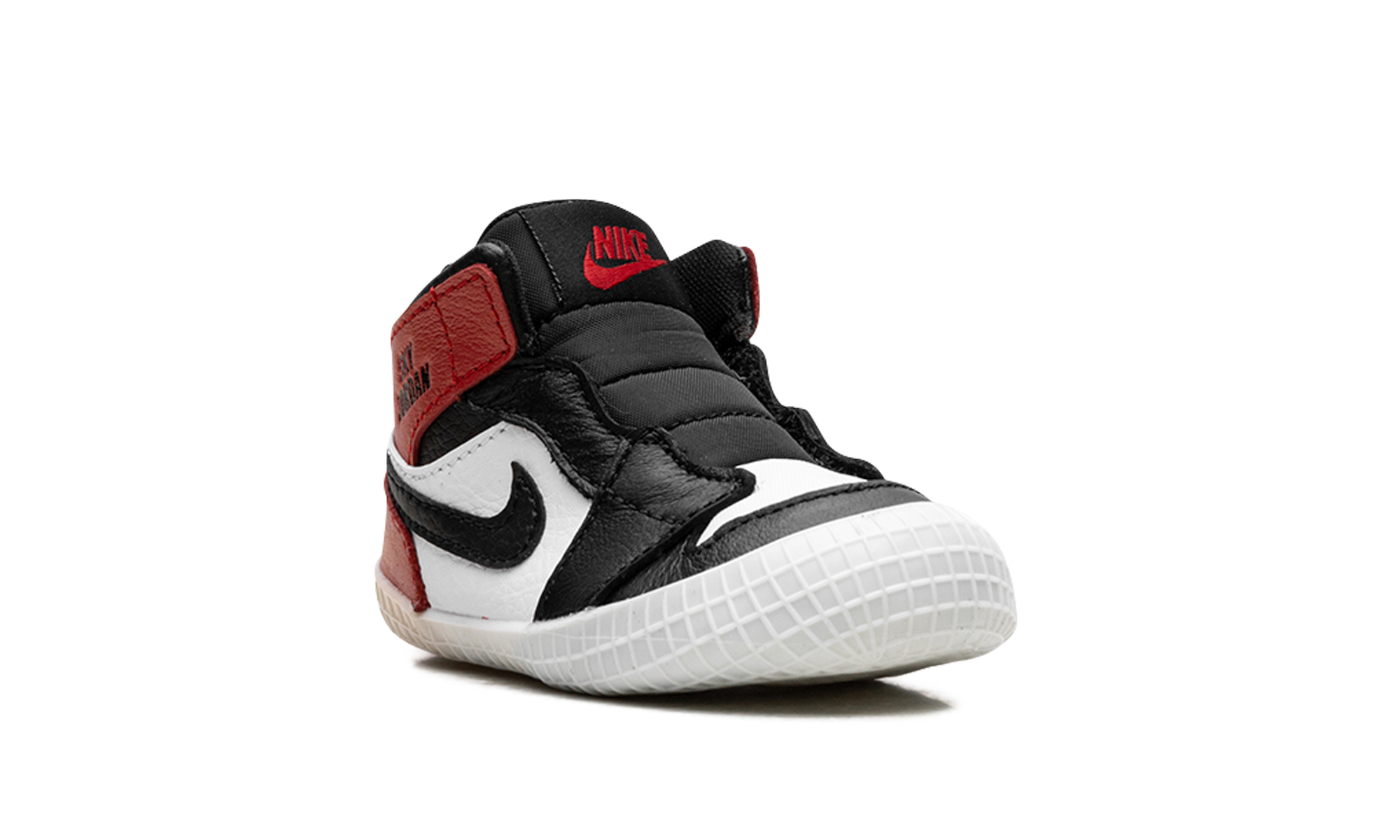 Air Jordan 1 Crib Bootie Black Toe Reimagined (I)
