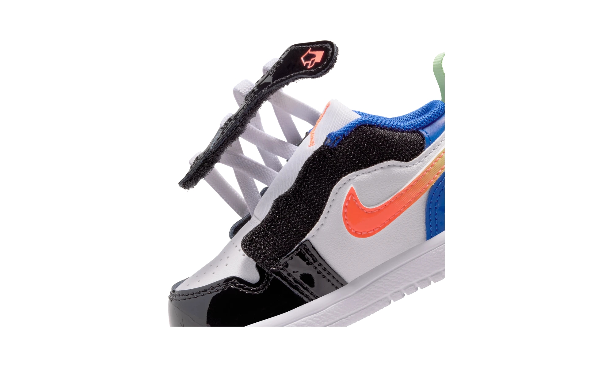Air Jordan 1 Low ALT SE White Black Royal Bright Mango (TD)