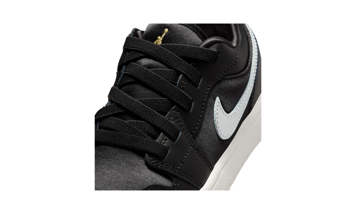 Air Jordan 1 Low Alt SE Black Silver Sail Gold (PS)