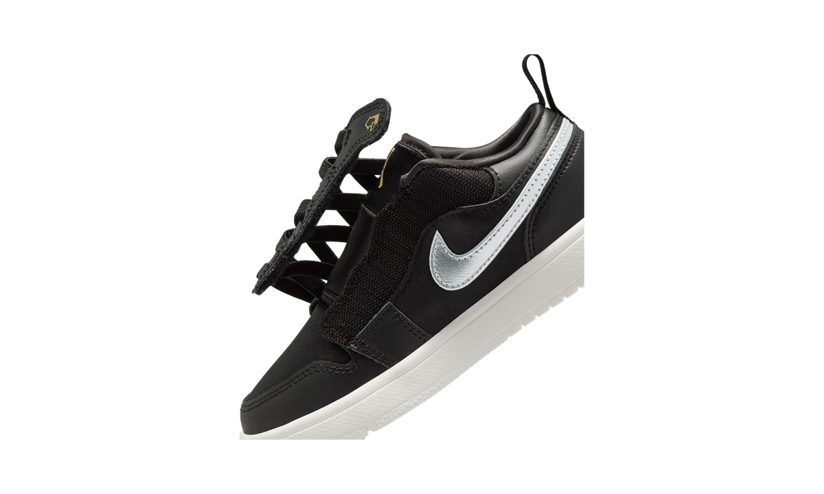 Air Jordan 1 Low Alt SE Black Silver Sail Gold (PS)