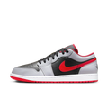 Air Jordan 1 Low Black Light Smoke Grey Gym Red