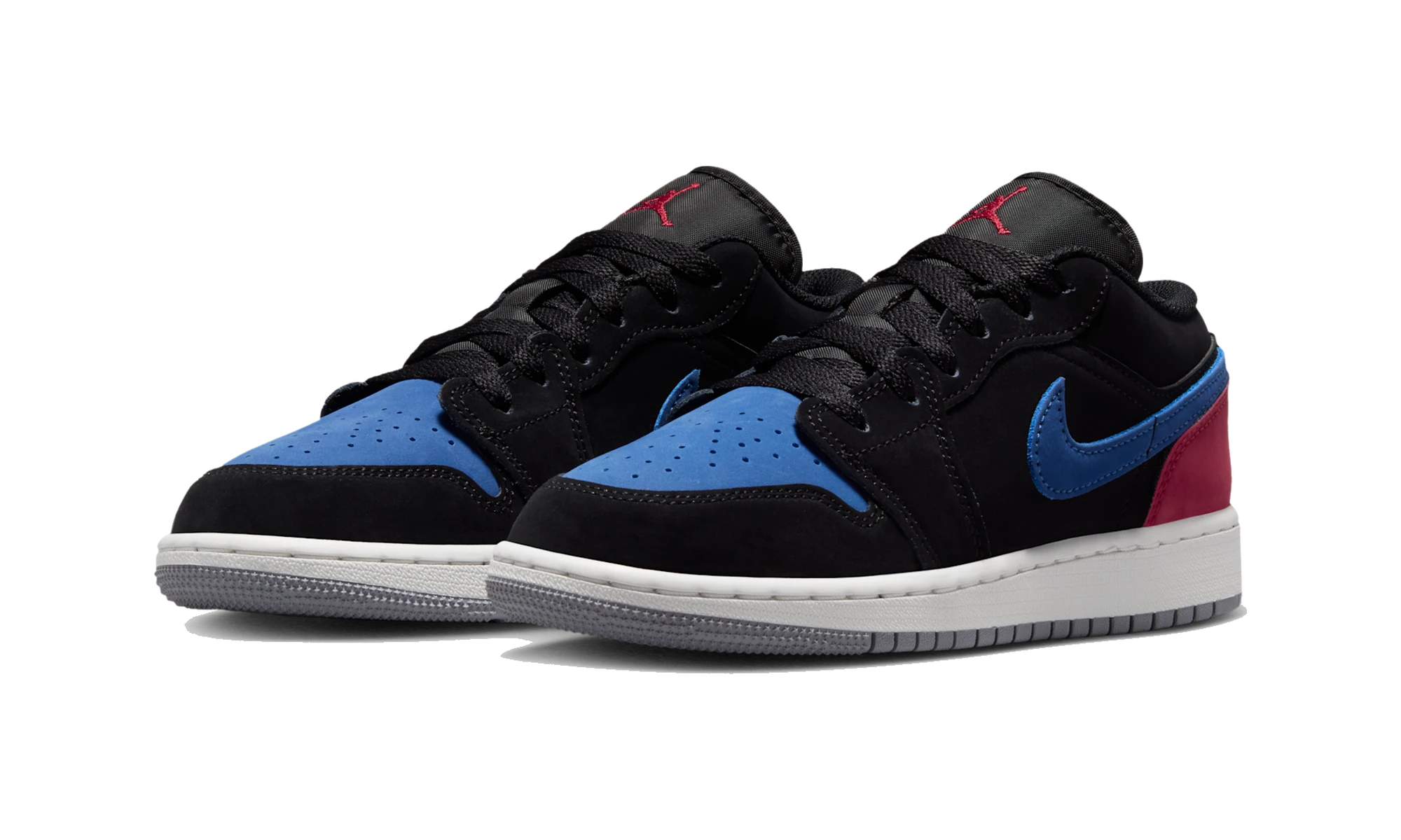 Air Jordan 1 Low Black True Blue Varsity Red