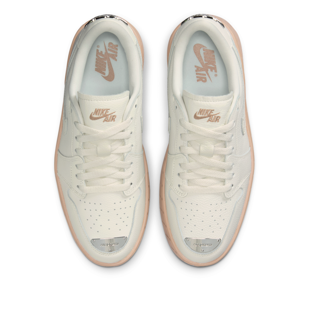 Air Jordan 1 Low Brooklyn Sail Rattan, Sail/Hemp/Metallic Silver (HF3184-101)