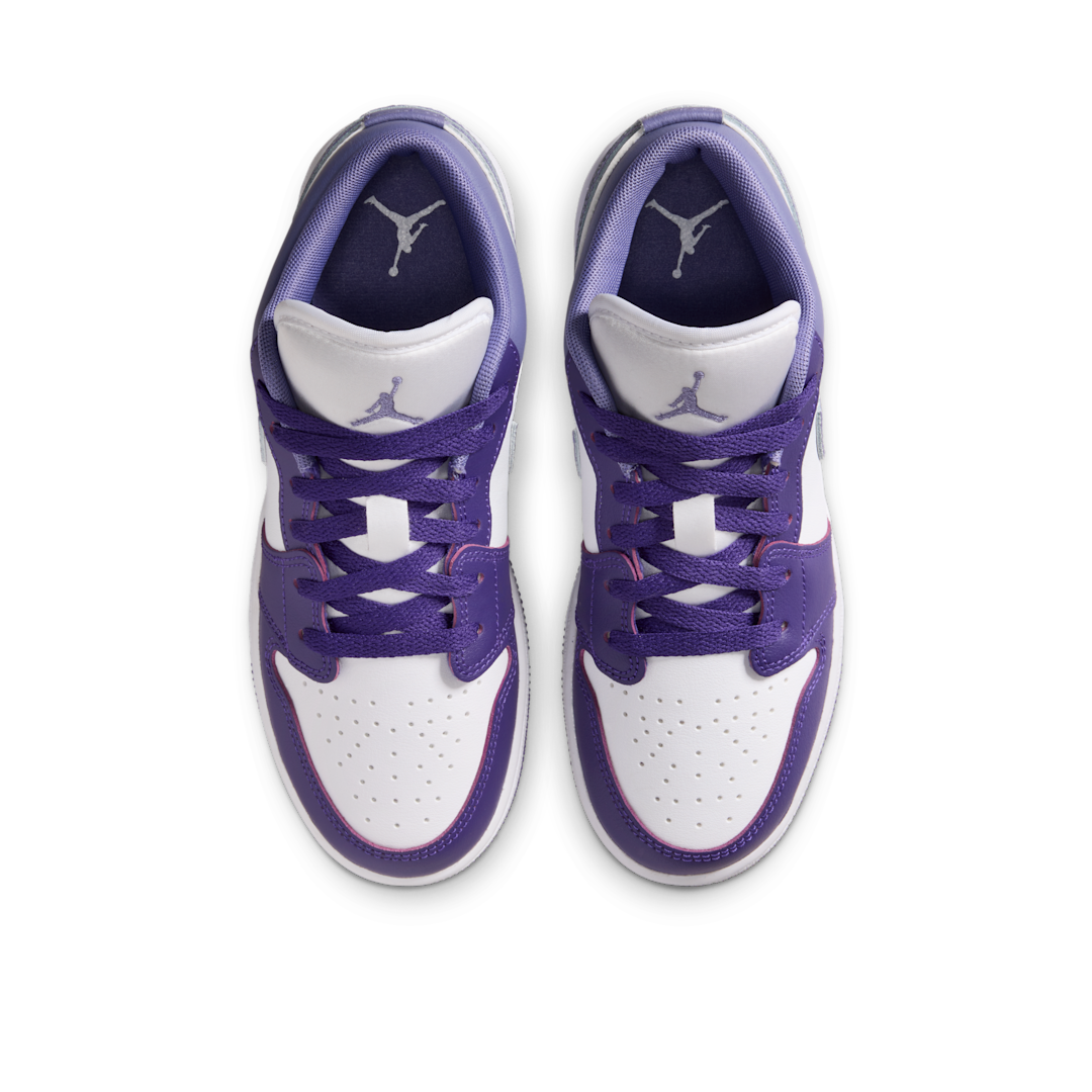 Air Jordan 1 Low Court Purple White Dusty Amethyst, Court Purple/White/Dusty Amethyst (553560-551)