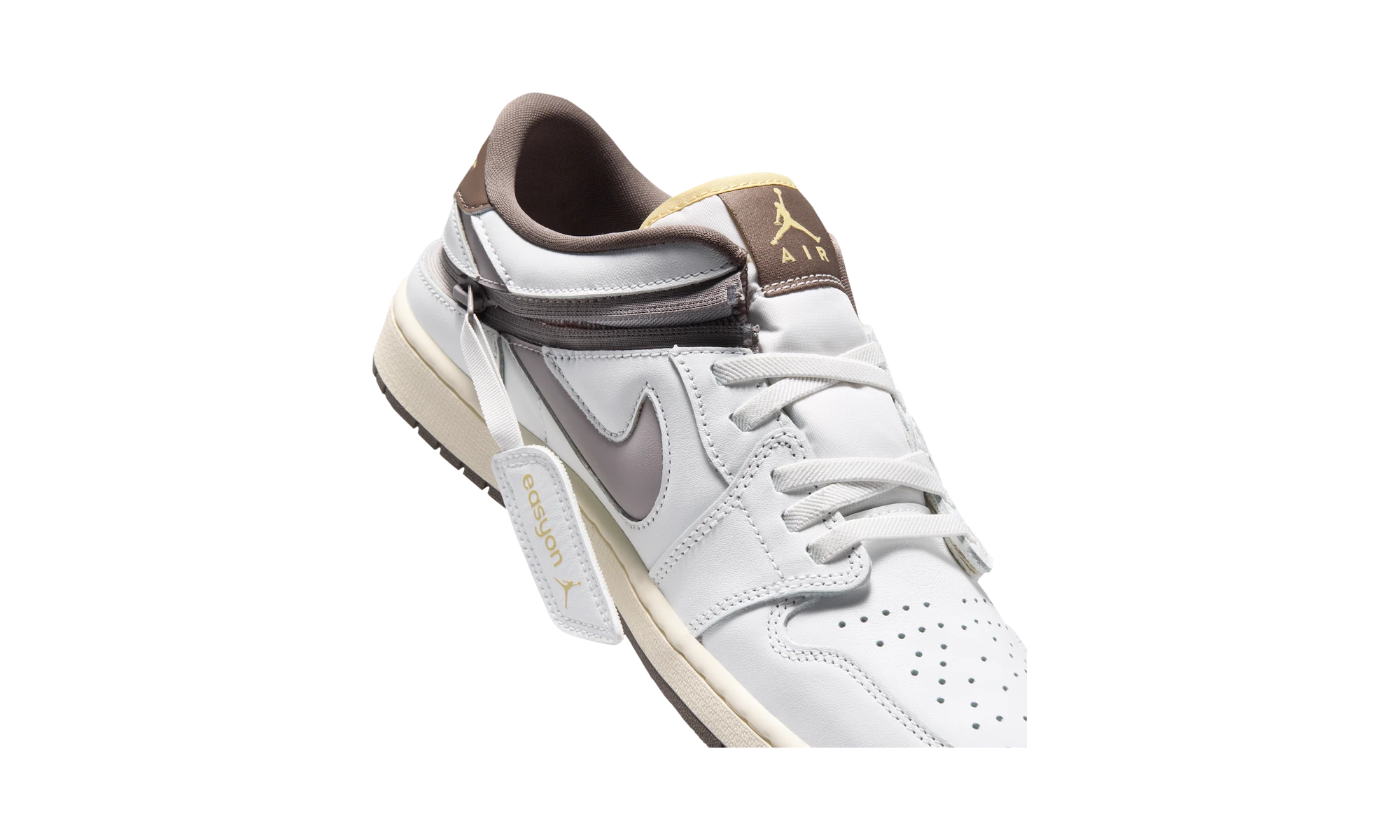 Air Jordan 1 Low EasyOn White Olive Grey Lemon Wash