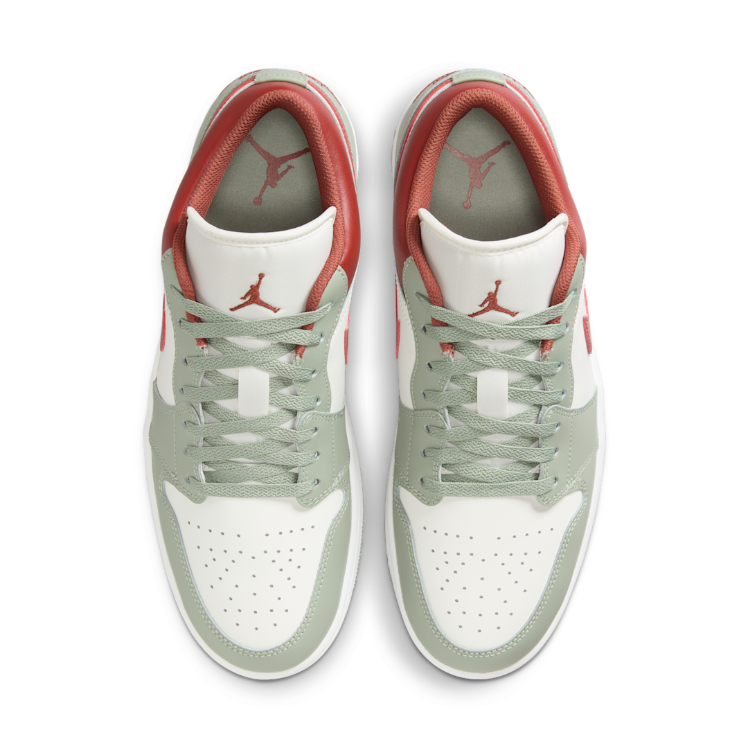 Air Jordan 1 Low Jade Horizon, Sail/Jade Horizon/Pure Platinum/Summit White/Redstone (553558-133)