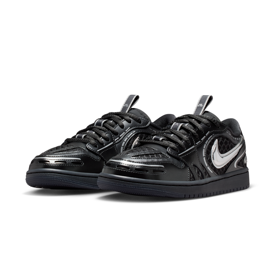 Air Jordan 1 Low Method of Make V3 Black Metallic Silver, Black/White/Anthracite/Metallic Silver (HQ2186-001)
