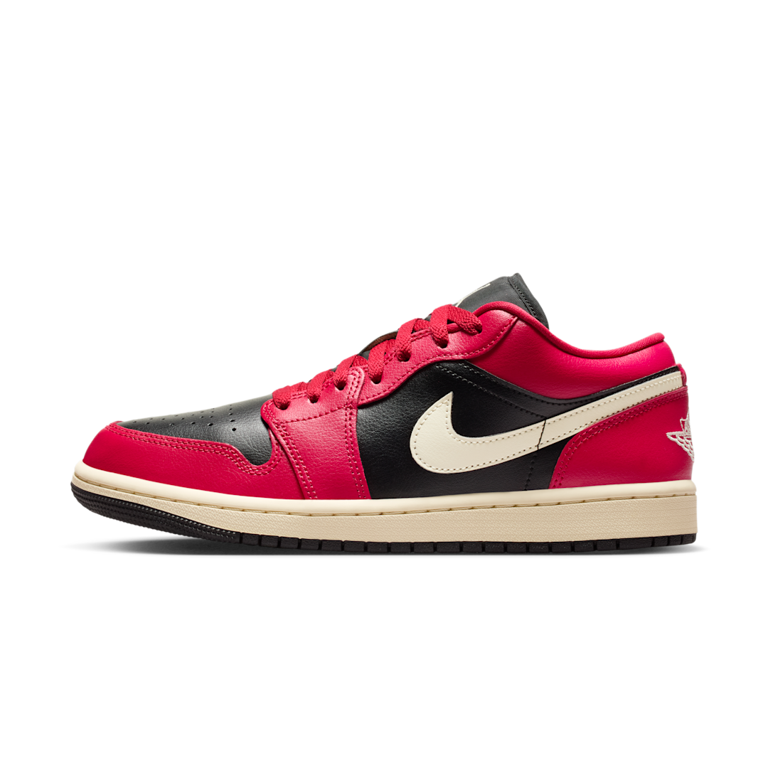 Air Jordan 1 Low Mystic Hibiscus Black, Mystic Hibiscus/Black/Coconut Milk (DC0774-605)