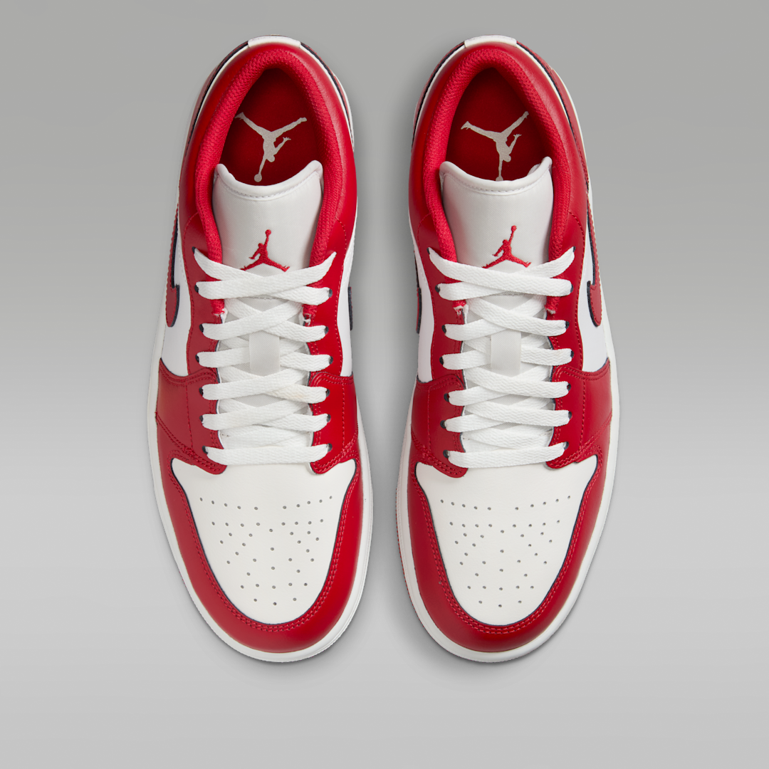 Air Jordan 1 Low New Beginnings, Summit White/Summit White/Varsity Red (553558-166)