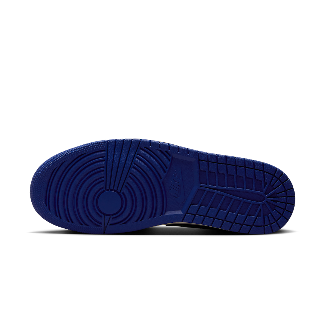 Air Jordan 1 Low Rare Air, Sail/Deep Royal Blue/Stadium Green/Neutral Grey/Muslin (553558-147)