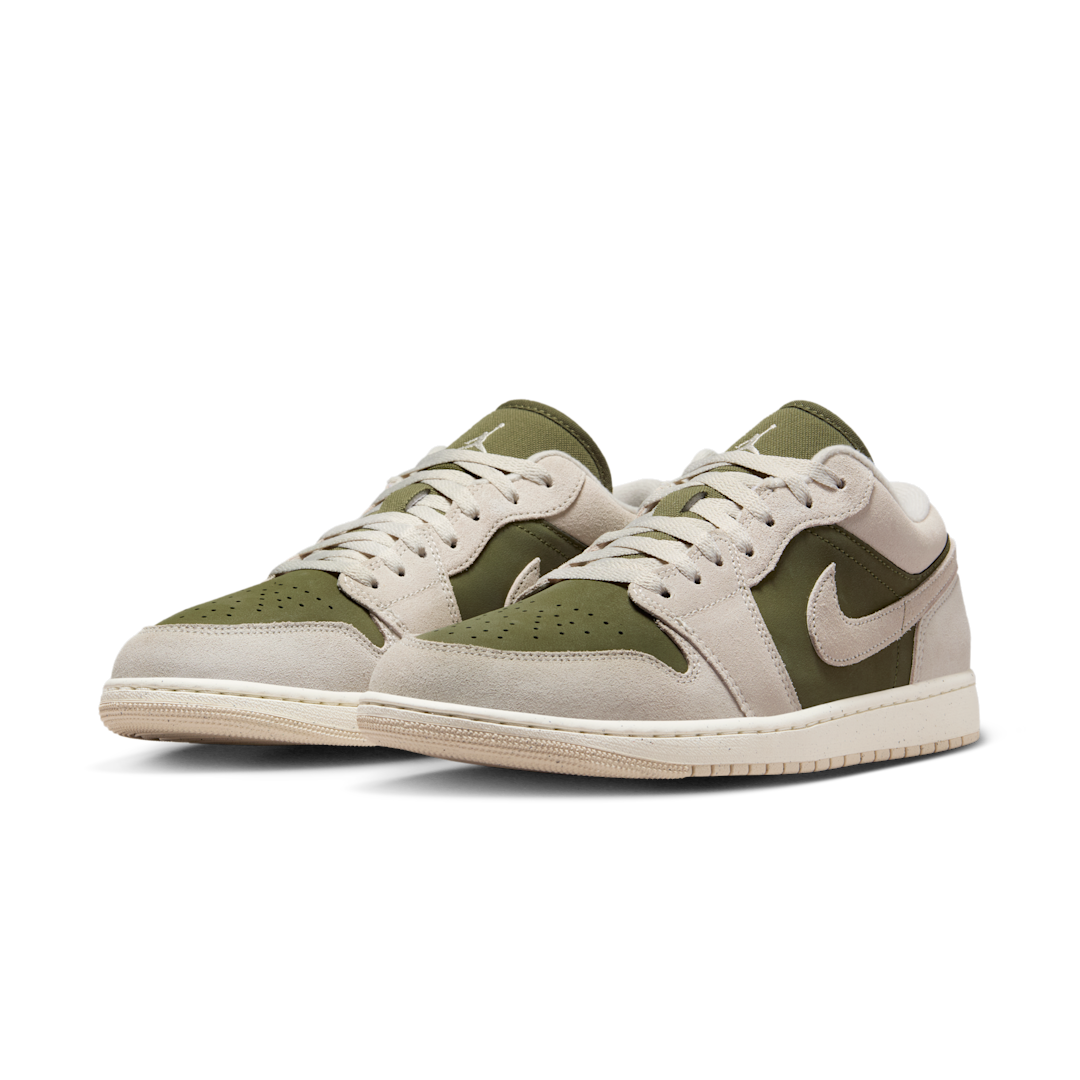 Air Jordan 1 Low SE Medium Olive Sail, Medium Olive/Sail/Light Orewood Brown (HV4089-201)