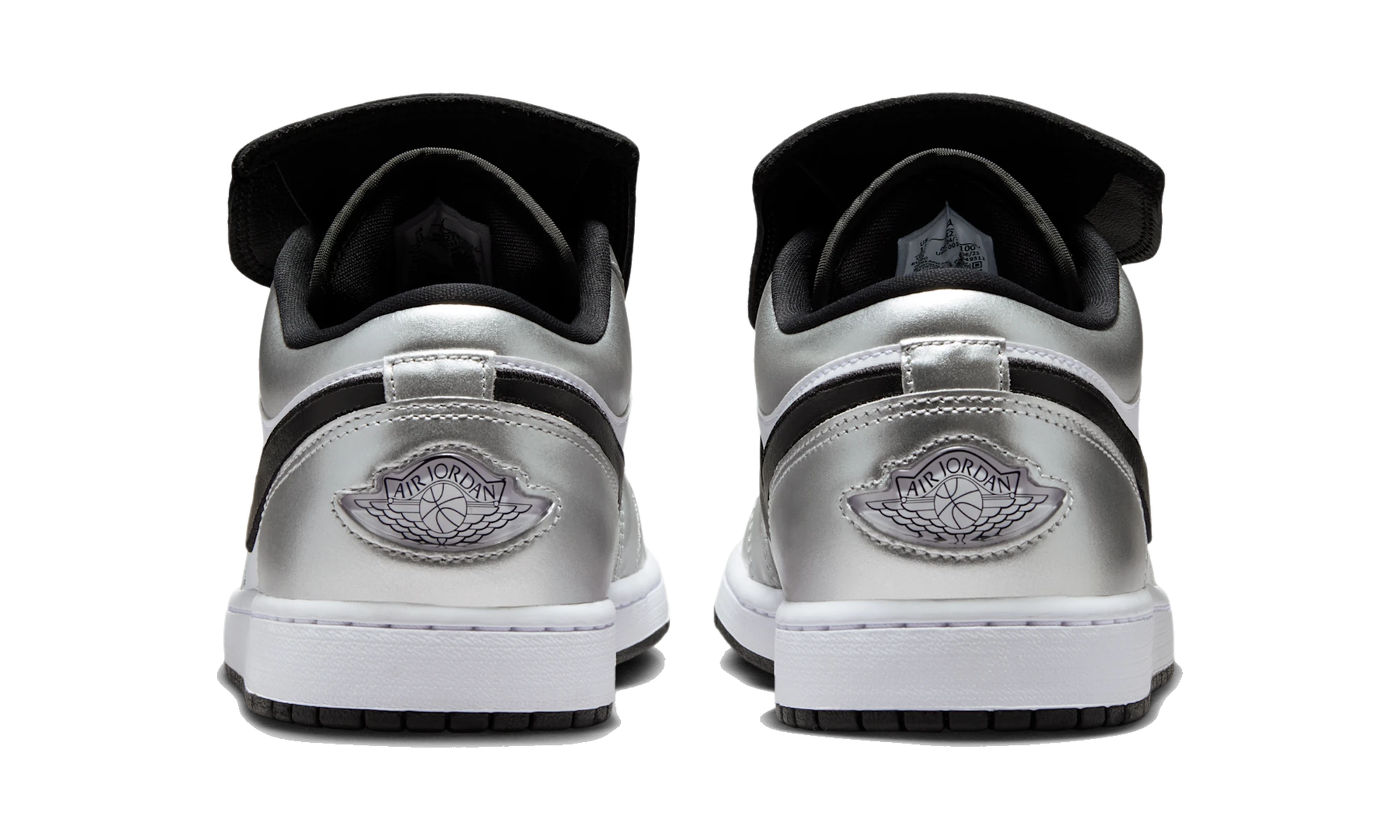 Air Jordan 1 Low SE Metallic Silver Tiempo