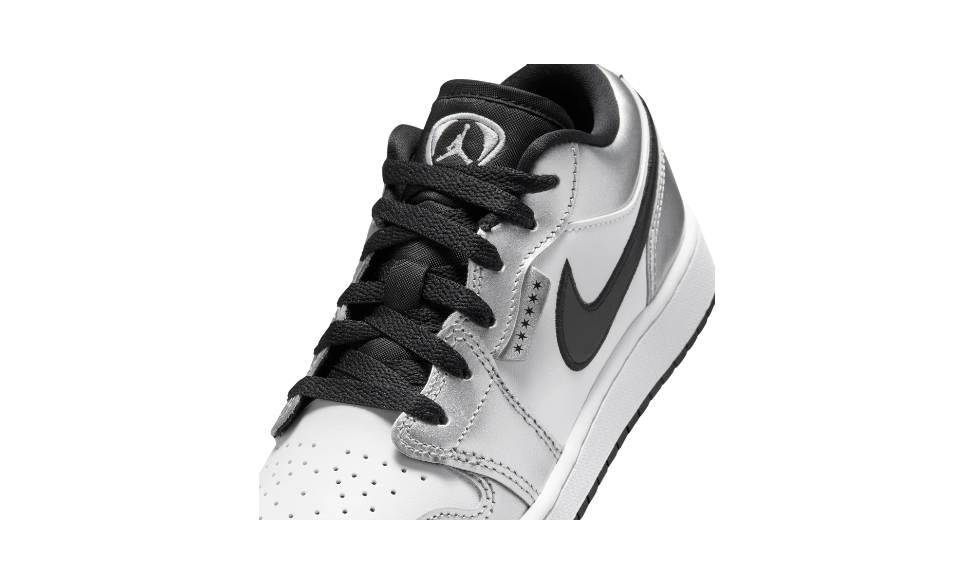 Air Jordan 1 Low SE Metallic Silver Tiempo