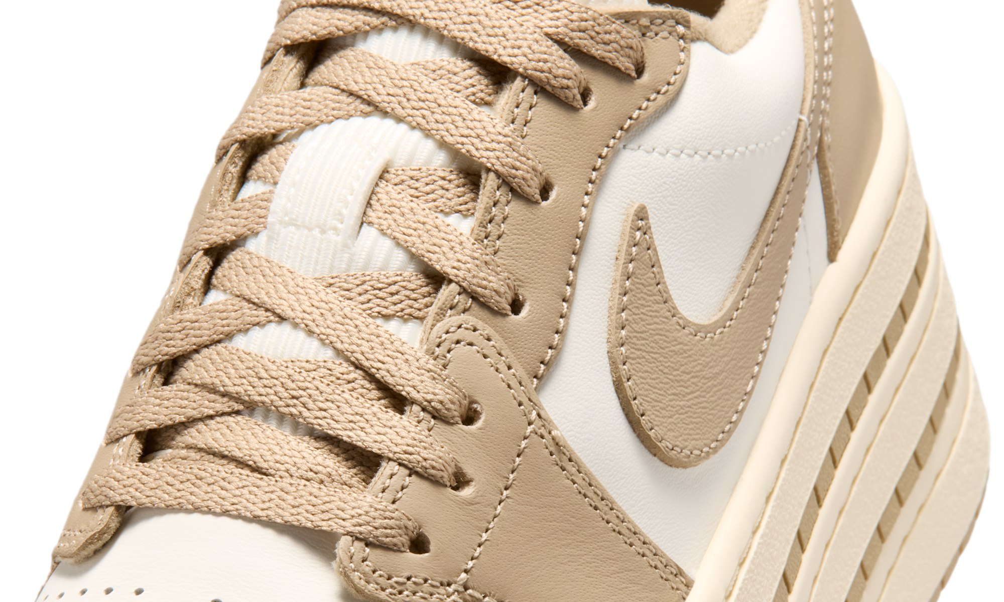 Air Jordan 1 Low Triple Stack Khaki Sail