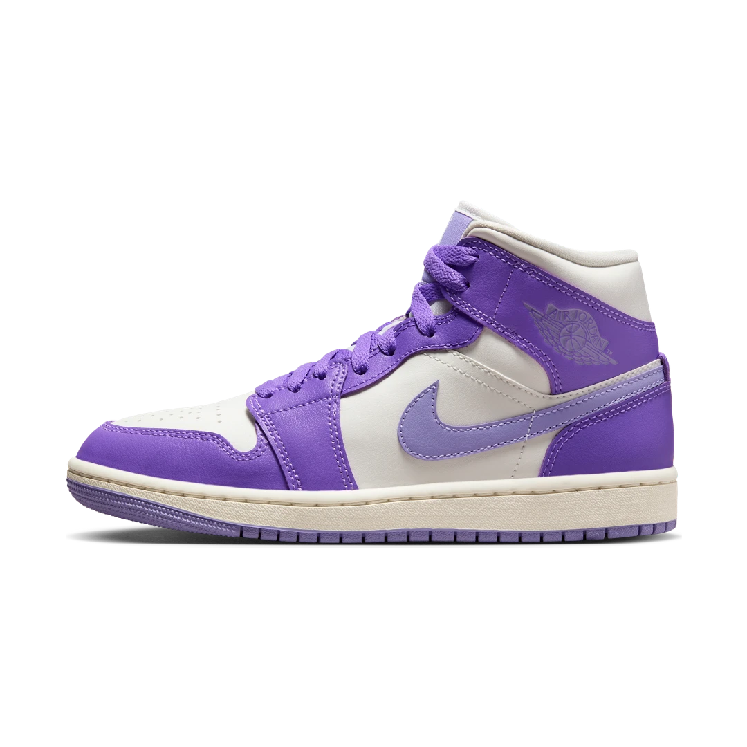 Air Jordan 1 Mid Action Grape, Action Grape/Sail/Sky J Light Purple (BQ6472-504)