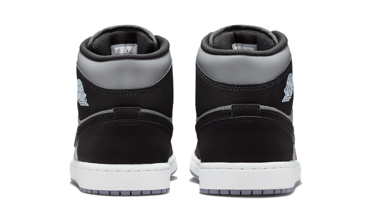 Air Jordan 1 Mid Black Cool Grey Light Armoury Blue