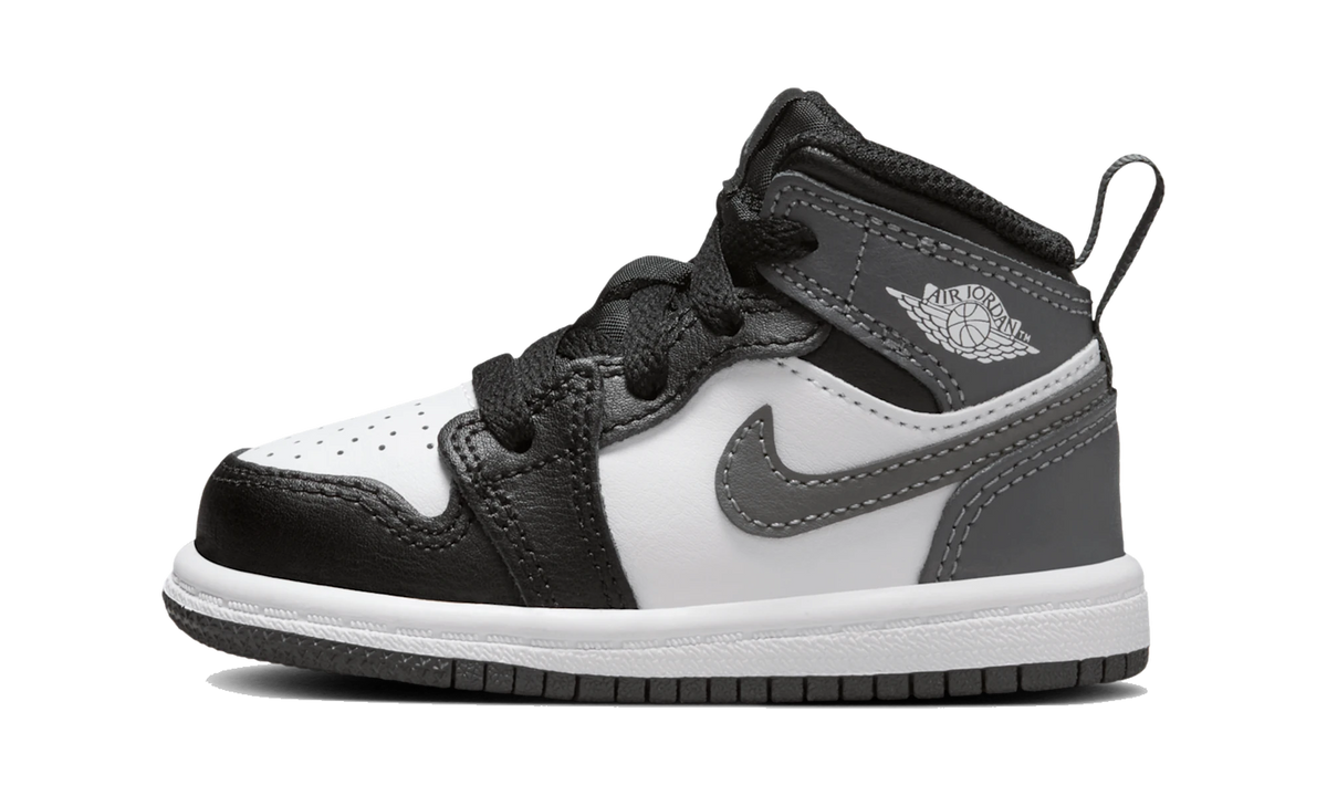 Air Jordan 1 Mid Black White Iron Grey (TD)