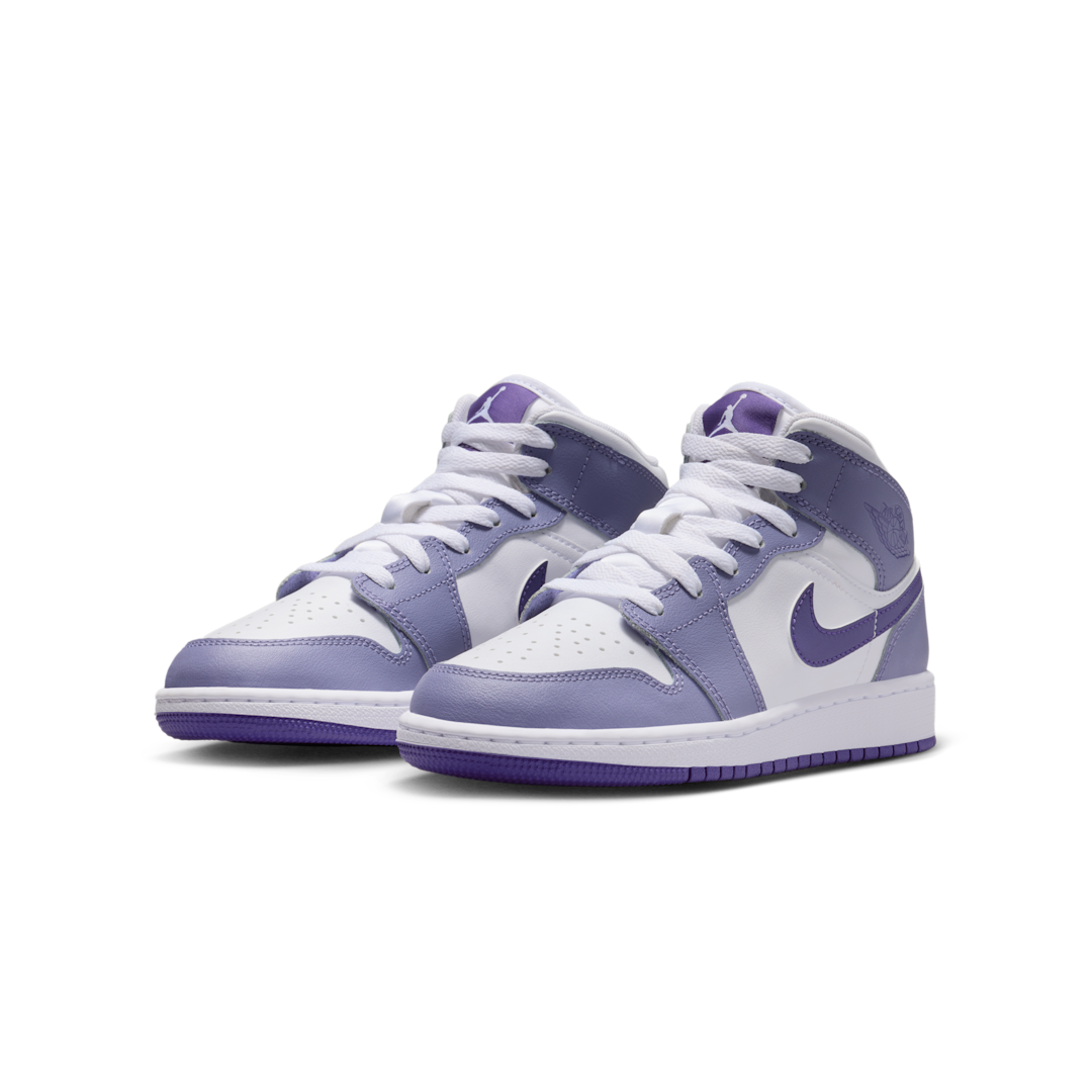 Air Jordan 1 Mid Dusty Amethyst White Court Purple, Dusty Amethyst/White/Court Purple (DQ8423-500)