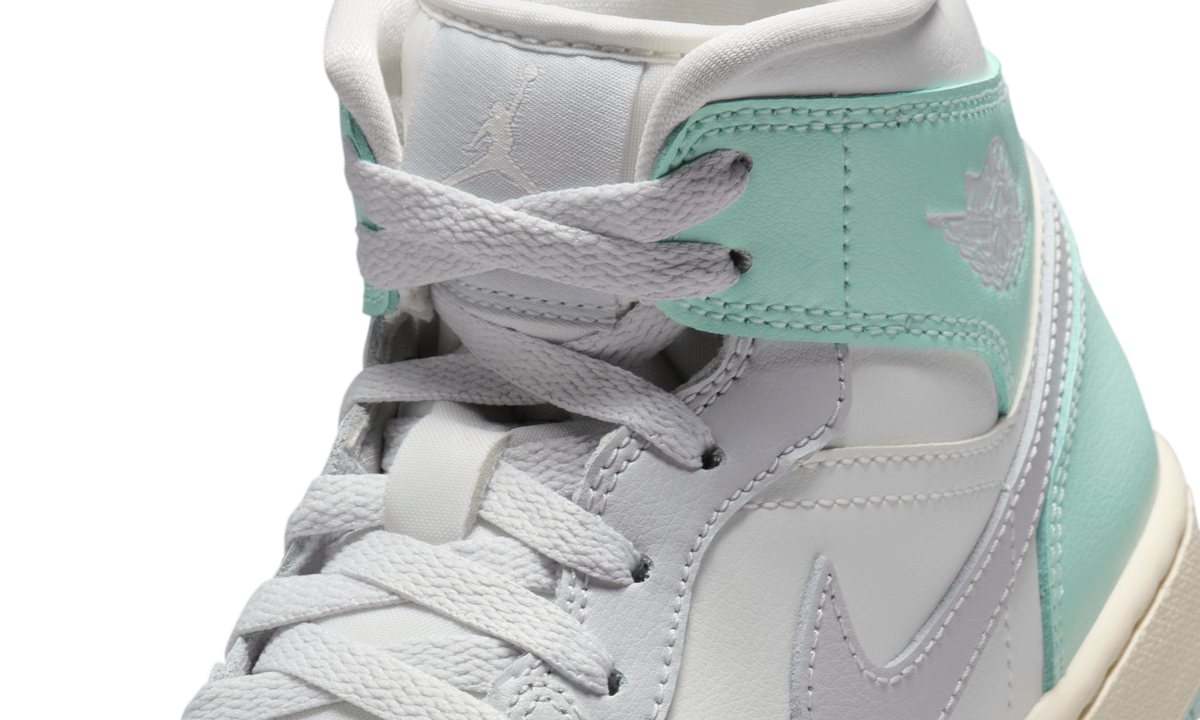 Air Jordan 1 Mid Football Grey Igloo