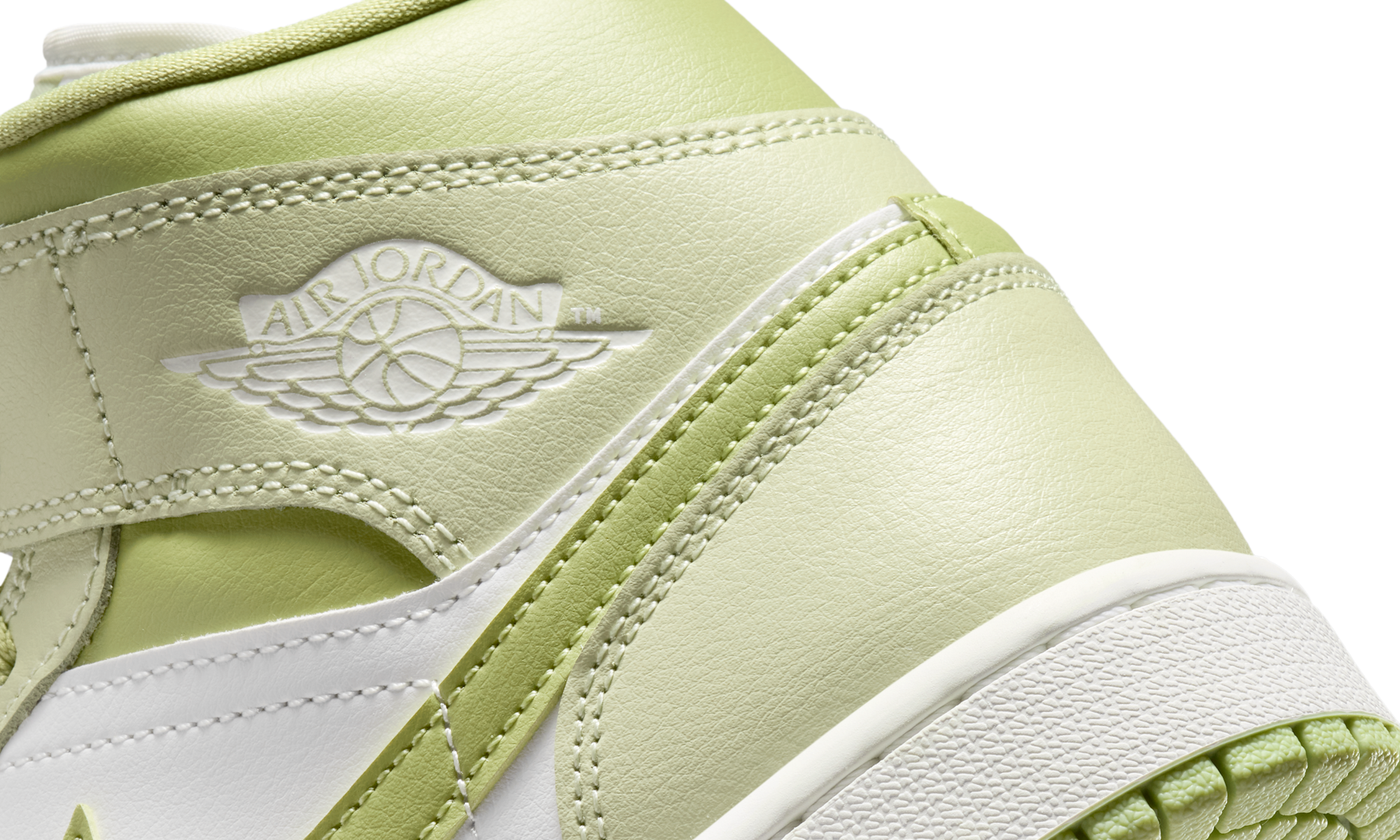 Air Jordan 1 Mid Olive Aura Lawn