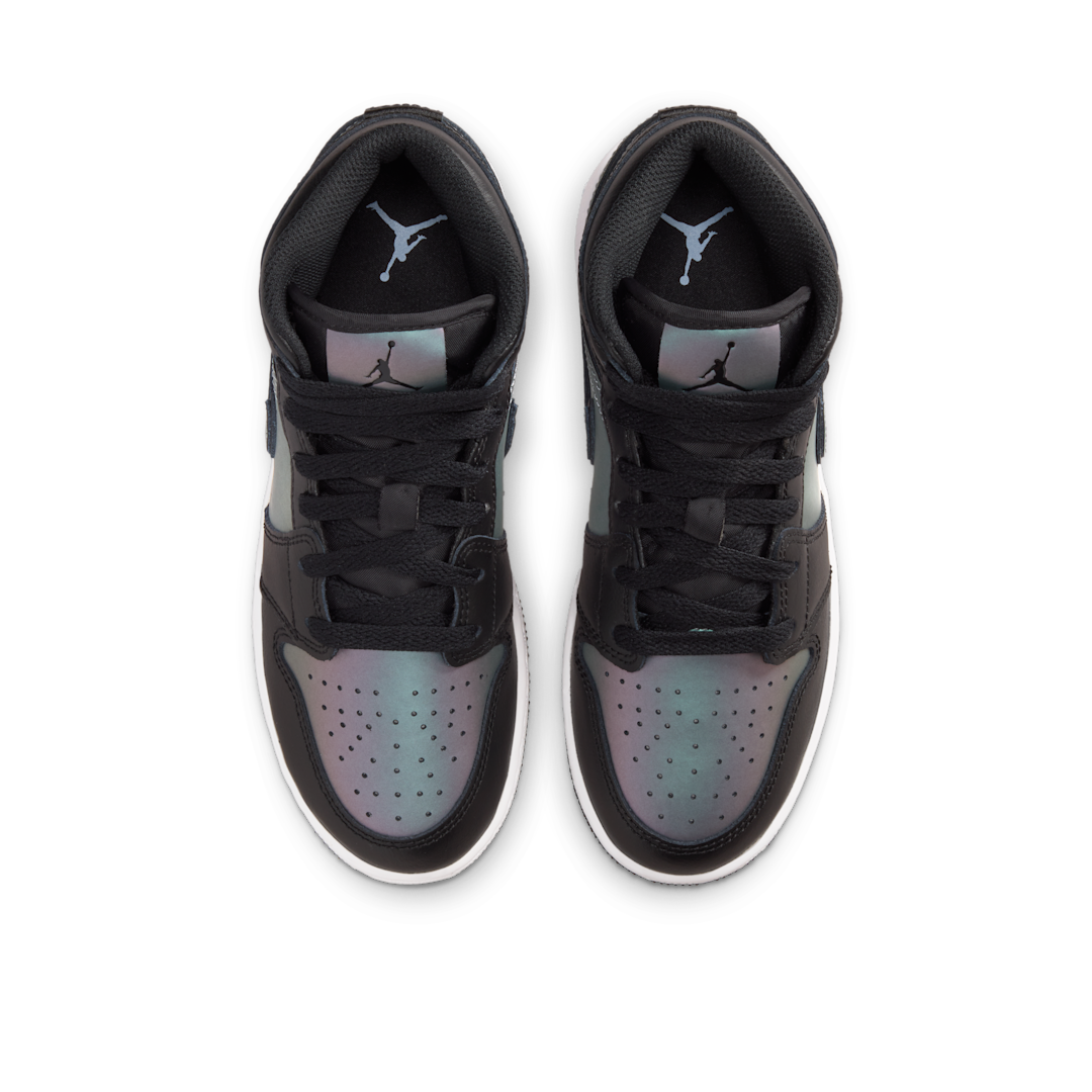 Air Jordan 1 Mid SE BG Black White