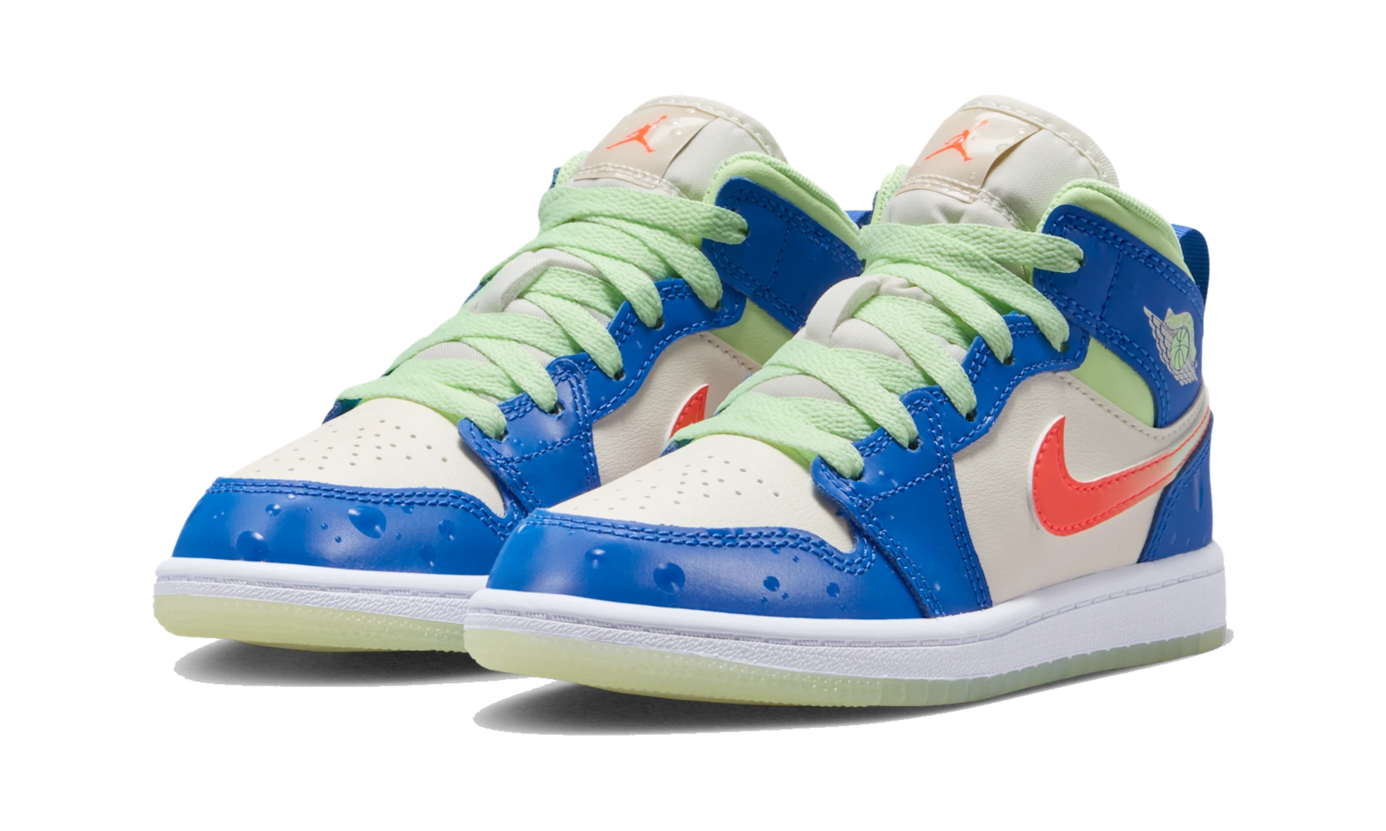 Air Jordan 1 Mid SE Game Royal Barely Volt Infrared (PS)