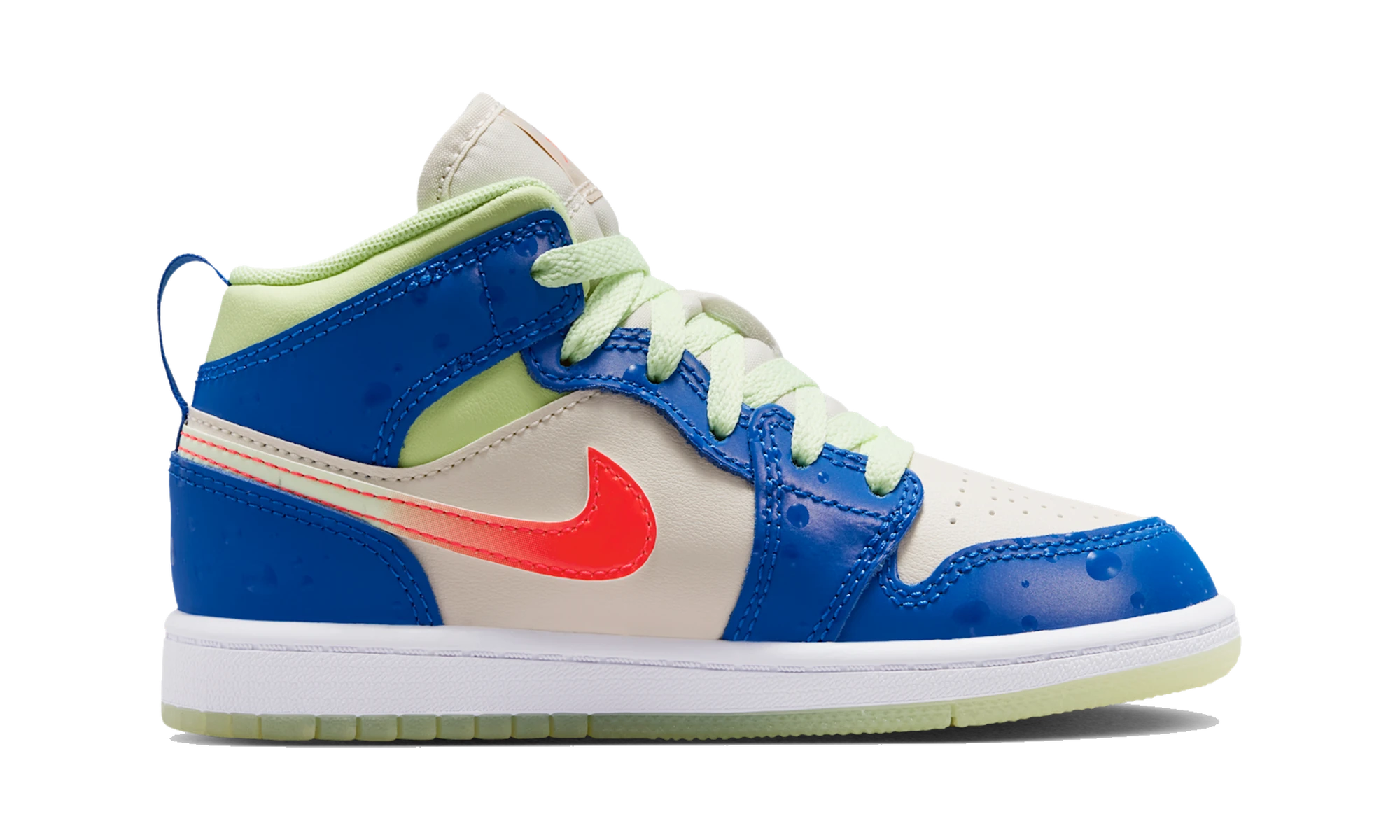 Air Jordan 1 Mid SE Game Royal Barely Volt Infrared (PS)
