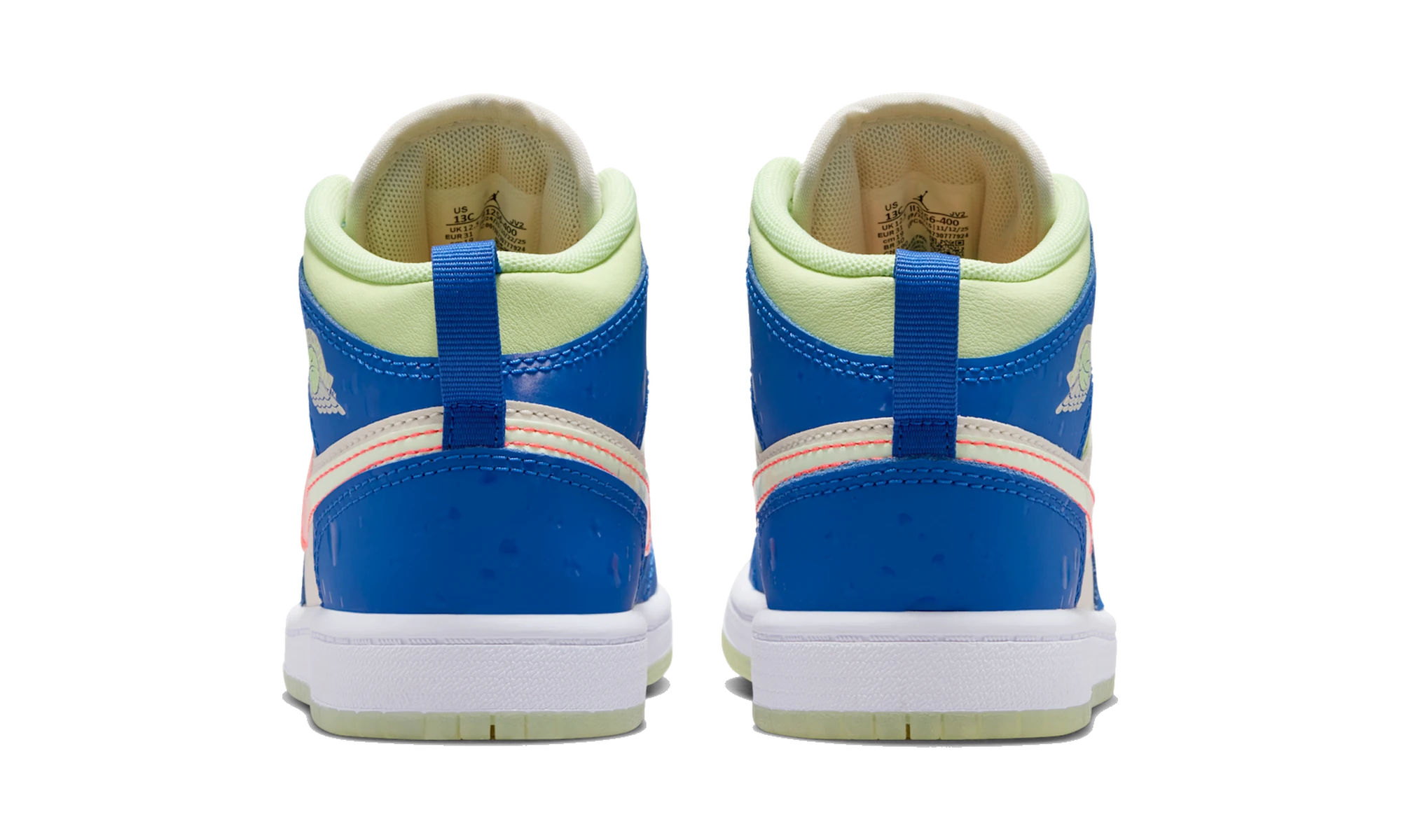 Air Jordan 1 Mid SE Game Royal Barely Volt Infrared (PS)