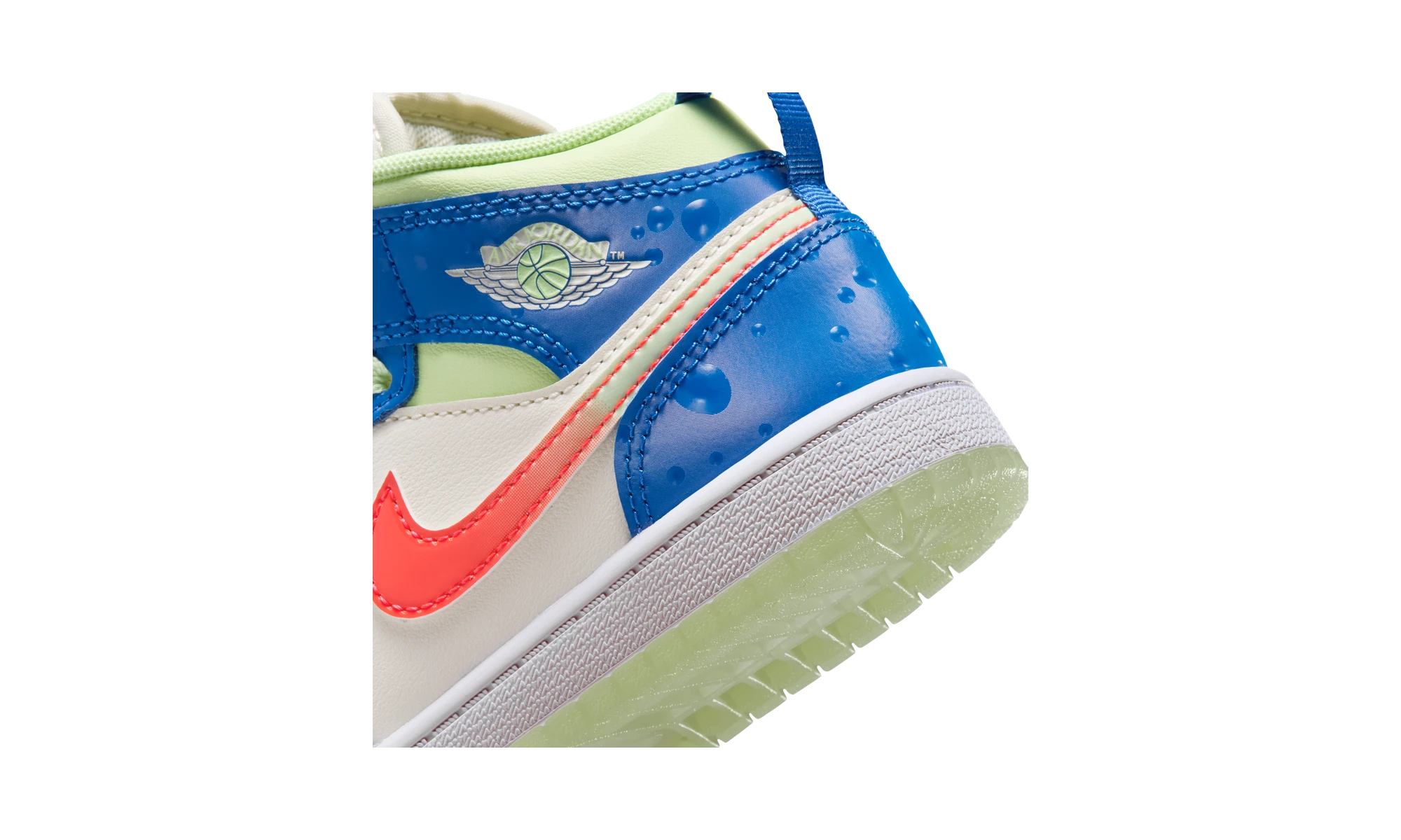 Air Jordan 1 Mid SE Game Royal Barely Volt Infrared (PS)