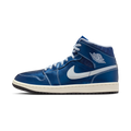 Air Jordan 1 Mid SE Metallic Blue Quilted