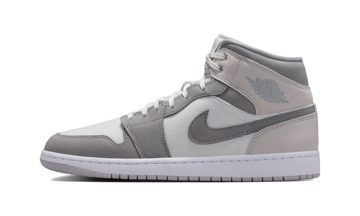 Air Jordan 1 Mid SE White Phantom Sail Light Smoke Grey