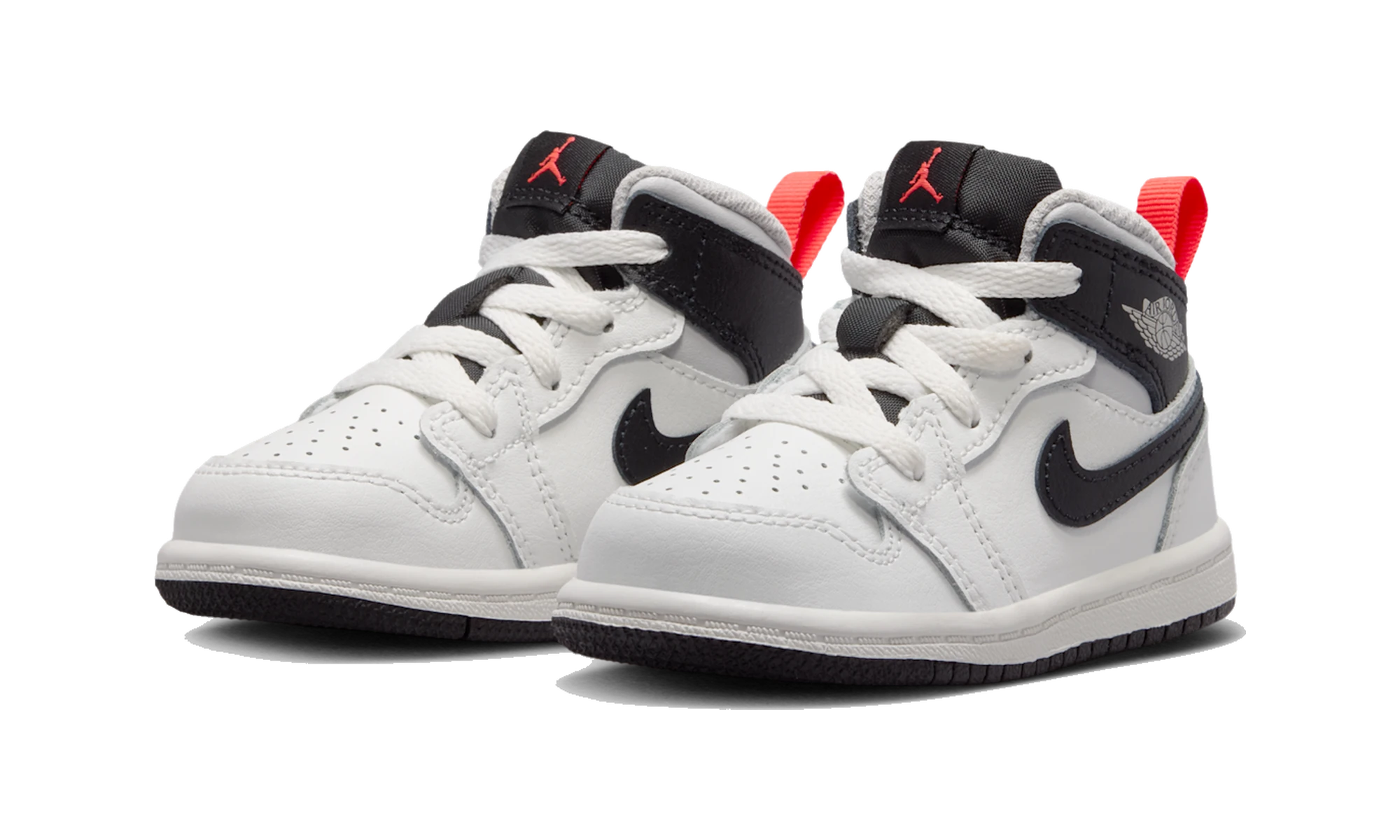 Air Jordan 1 Mid Summit White Infrared Black (TD)