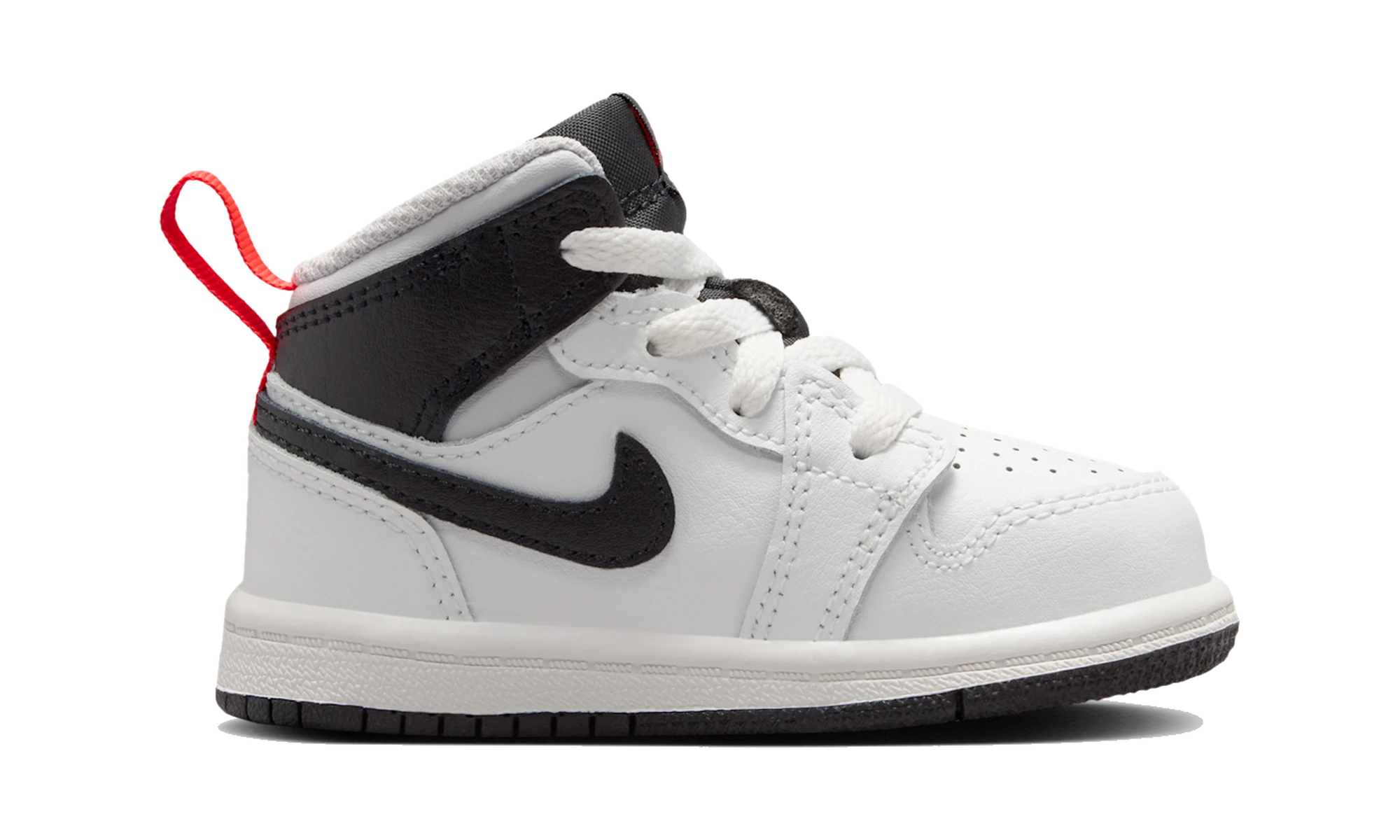 Air Jordan 1 Mid Summit White Infrared Black (TD)