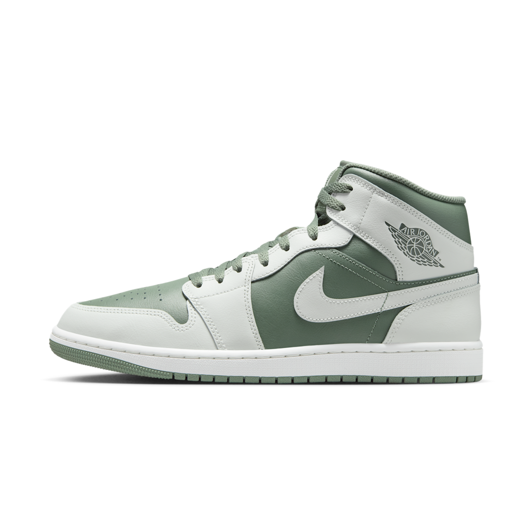 Air Jordan 1 Mid Summit White Vintage Lichen