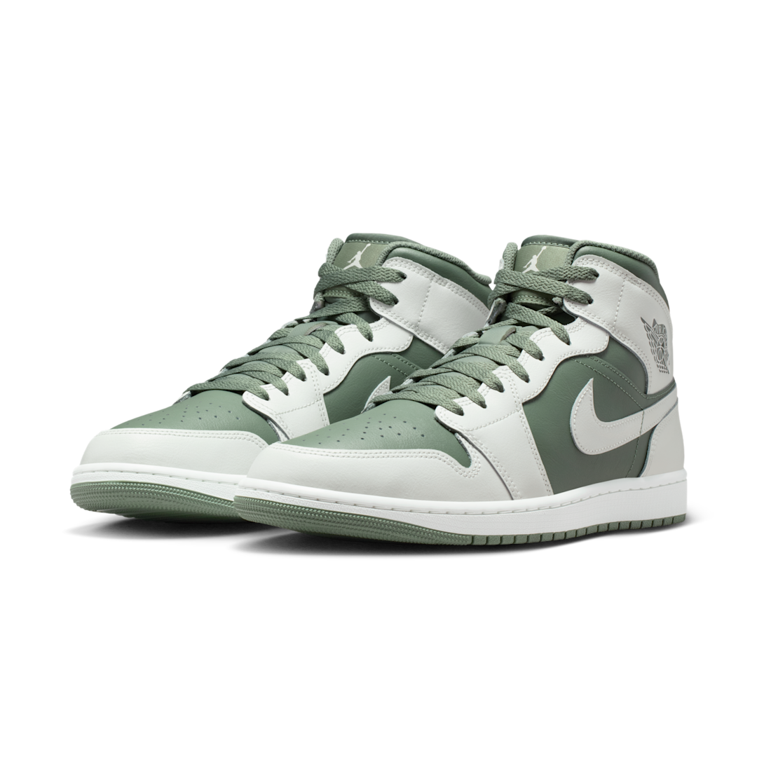 Air Jordan 1 Mid Summit White Vintage Lichen