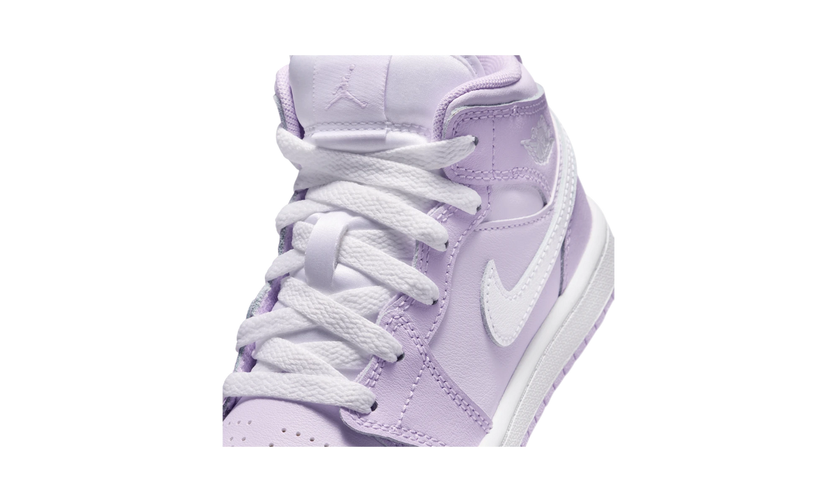 Air Jordan 1 Mid Violet Mist Barely Grape (PS)