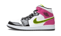 Air Jordan 1 Mid White Black Cyber Pink