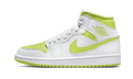 Air Jordan 1 Mid White Lime